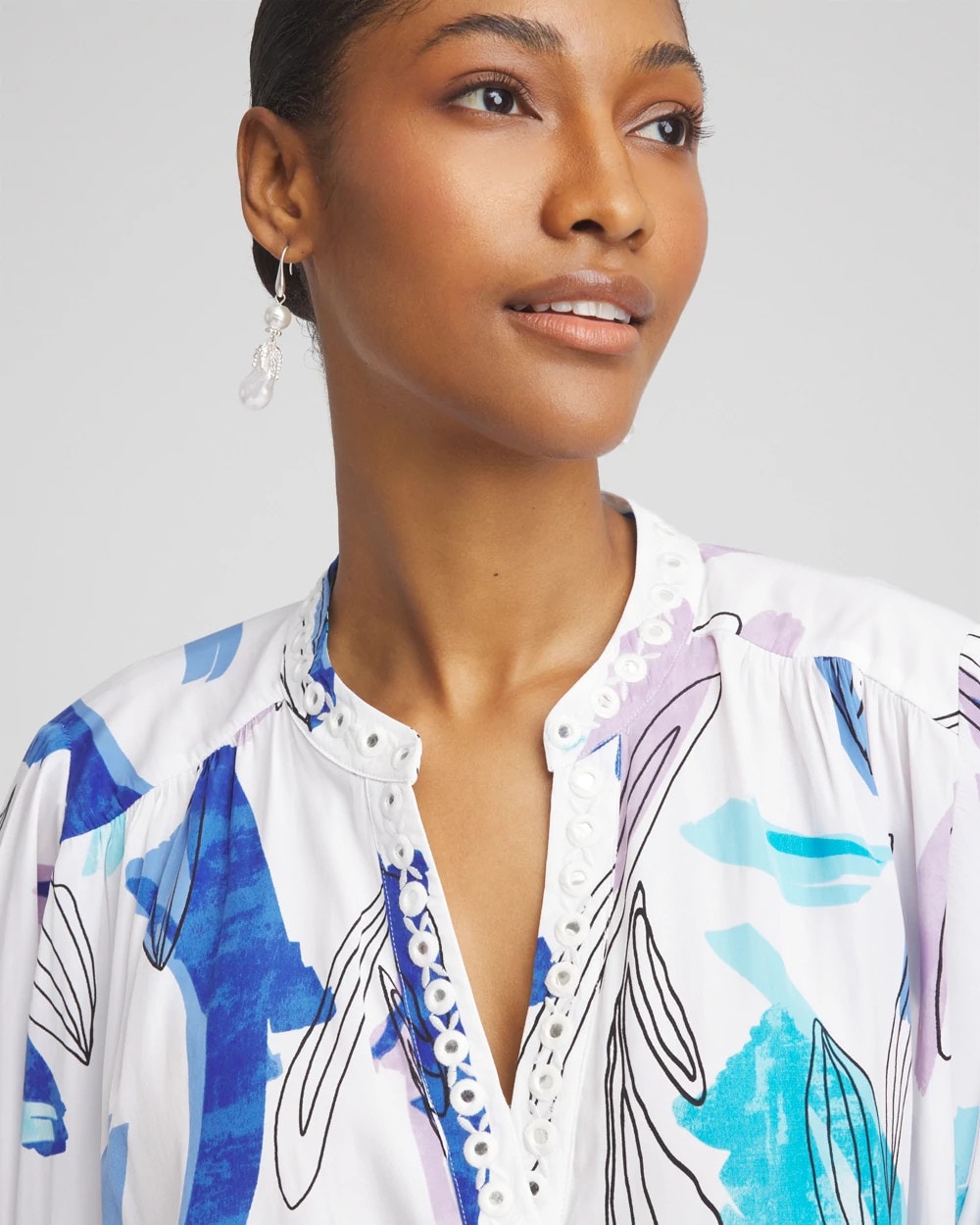 Chico's Women | Batwing Sleeve Top PARADISO BLUE