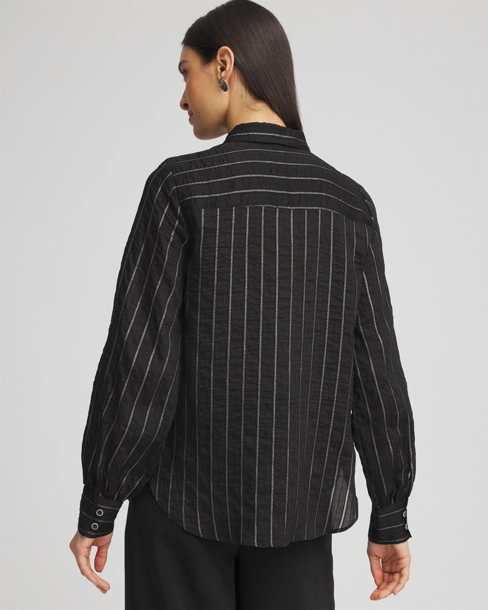 Chico's Women | Classic Soft Button-front Blouse BLACK