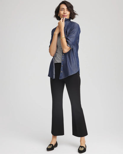 Chico's Women | Tencel™ Classic-Fit Denim Tunic ROSARIO INDIGO