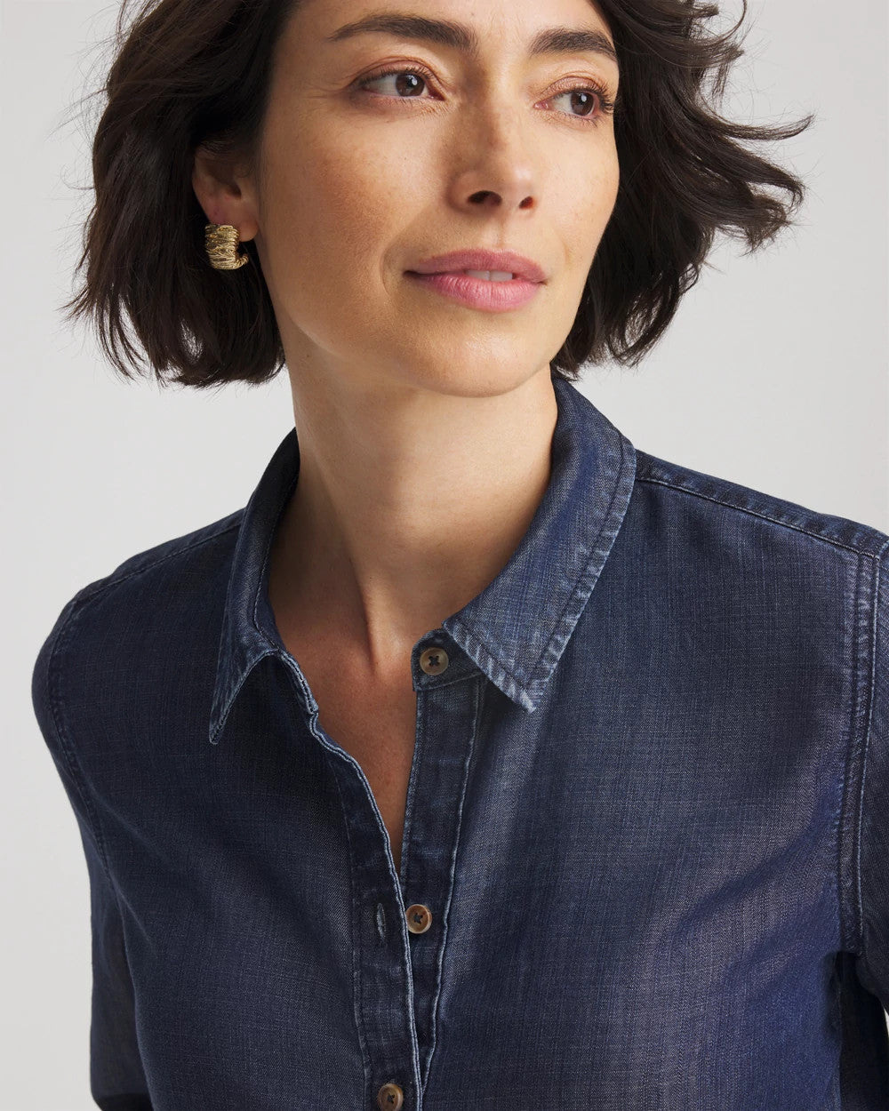 Chico's Women | Tencel™ Classic-Fit Denim Tunic ROSARIO INDIGO