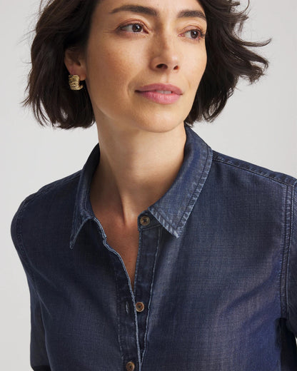 Chico's Women | Tencel™ Classic-Fit Denim Tunic ROSARIO INDIGO