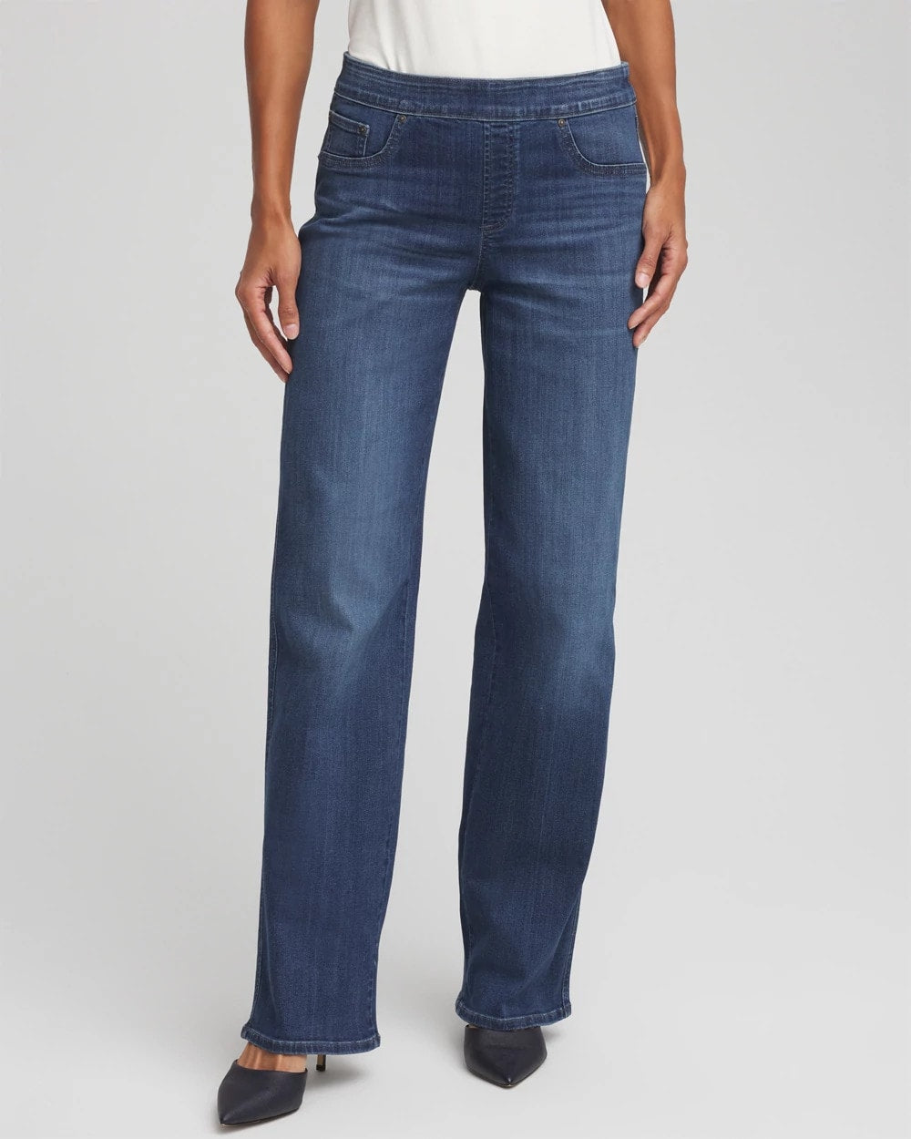 Chico's Women | Pull On Wide Jean ALEAH INDIGO