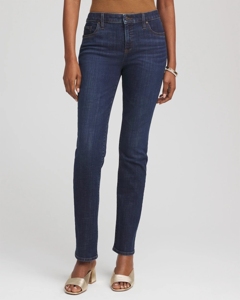 Chico's Women | Girlfriend Slim Full-Length Jeans DARK SAPPHIRE INDIGO