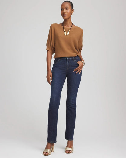 Chico's Women | Girlfriend Slim Full-Length Jeans DARK SAPPHIRE INDIGO