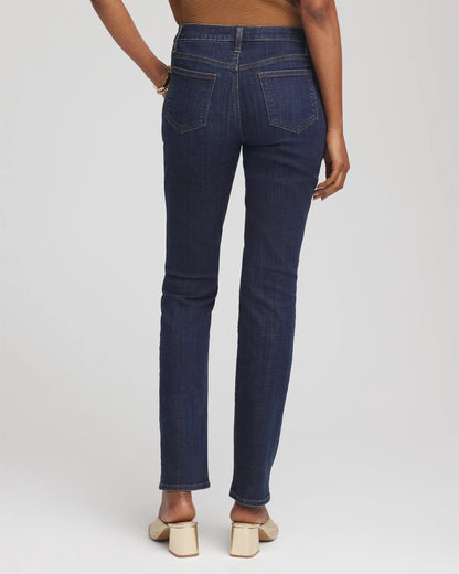 Chico's Women | Girlfriend Slim Full-Length Jeans DARK SAPPHIRE INDIGO