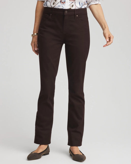 Chico's Women | Girlfriend Slim Full-Length Jeans COCOA BEAN