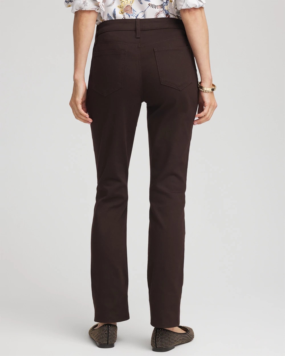 Chico's Women | Girlfriend Slim Full-Length Jeans COCOA BEAN
