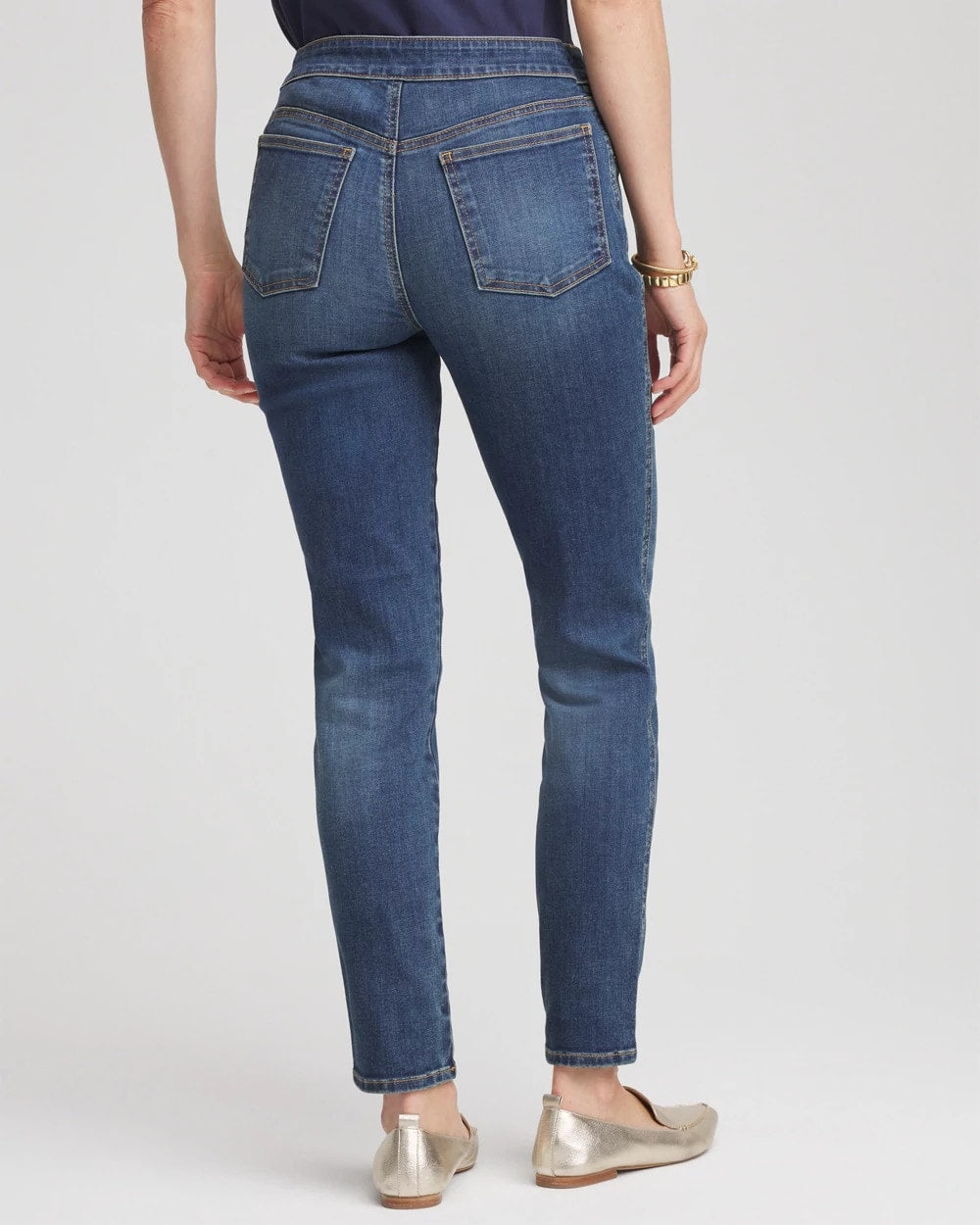 Chico's Women | Pull-On Slim Ankle Jeggings SANTORINI INDIGO