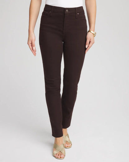 Chico's Women | Girlfriend Slim Ankle Jeans COCOA BEAN