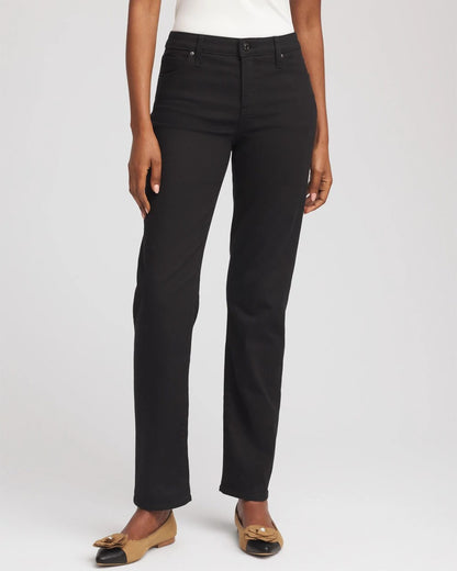 Chico's Women | Girlfriend Slim Full-Length Jeans BLACK