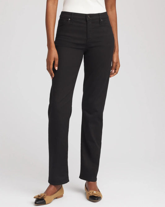 Chico's Women | Girlfriend Slim Full-Length Jeans BLACK