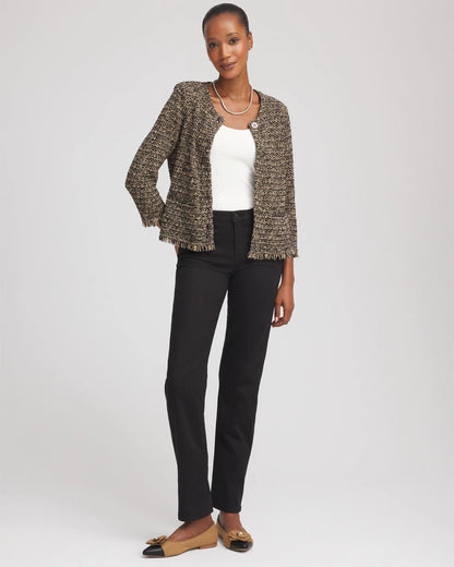 Chico's Women | Girlfriend Slim Full-Length Jeans BLACK