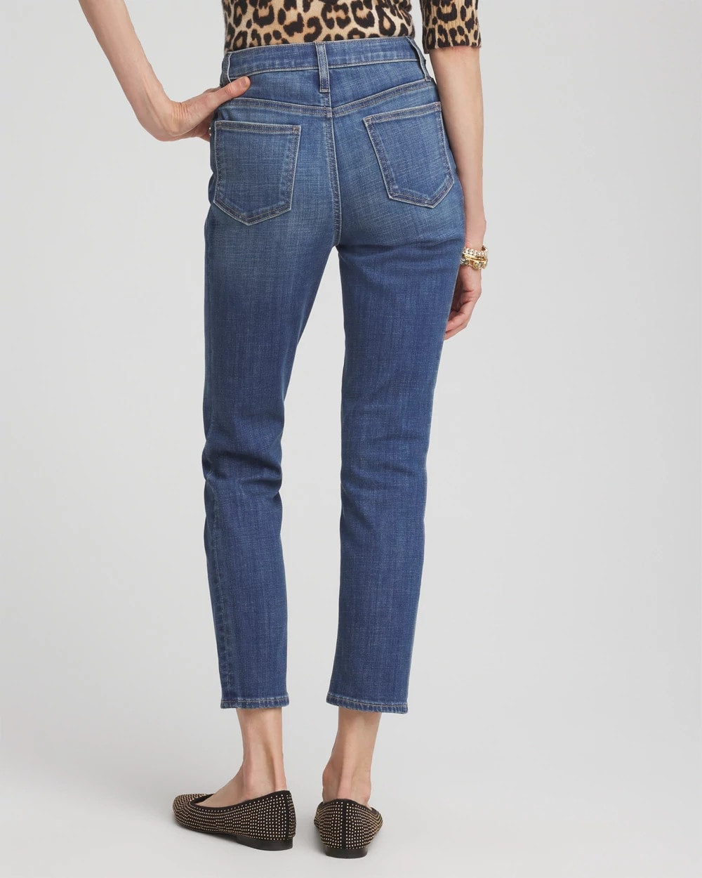 Chico's Women | Girlfriend Slim Cropped Jeans MARIA INDIGO