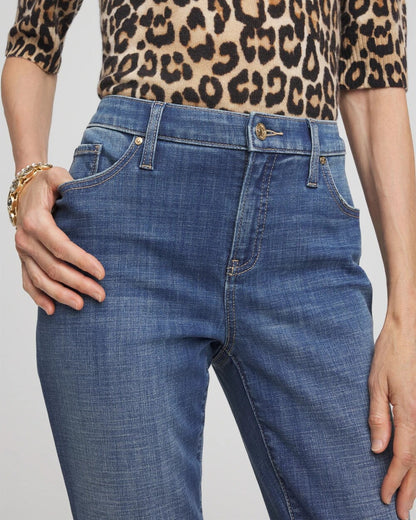 Chico's Women | Girlfriend Slim Cropped Jeans MARIA INDIGO