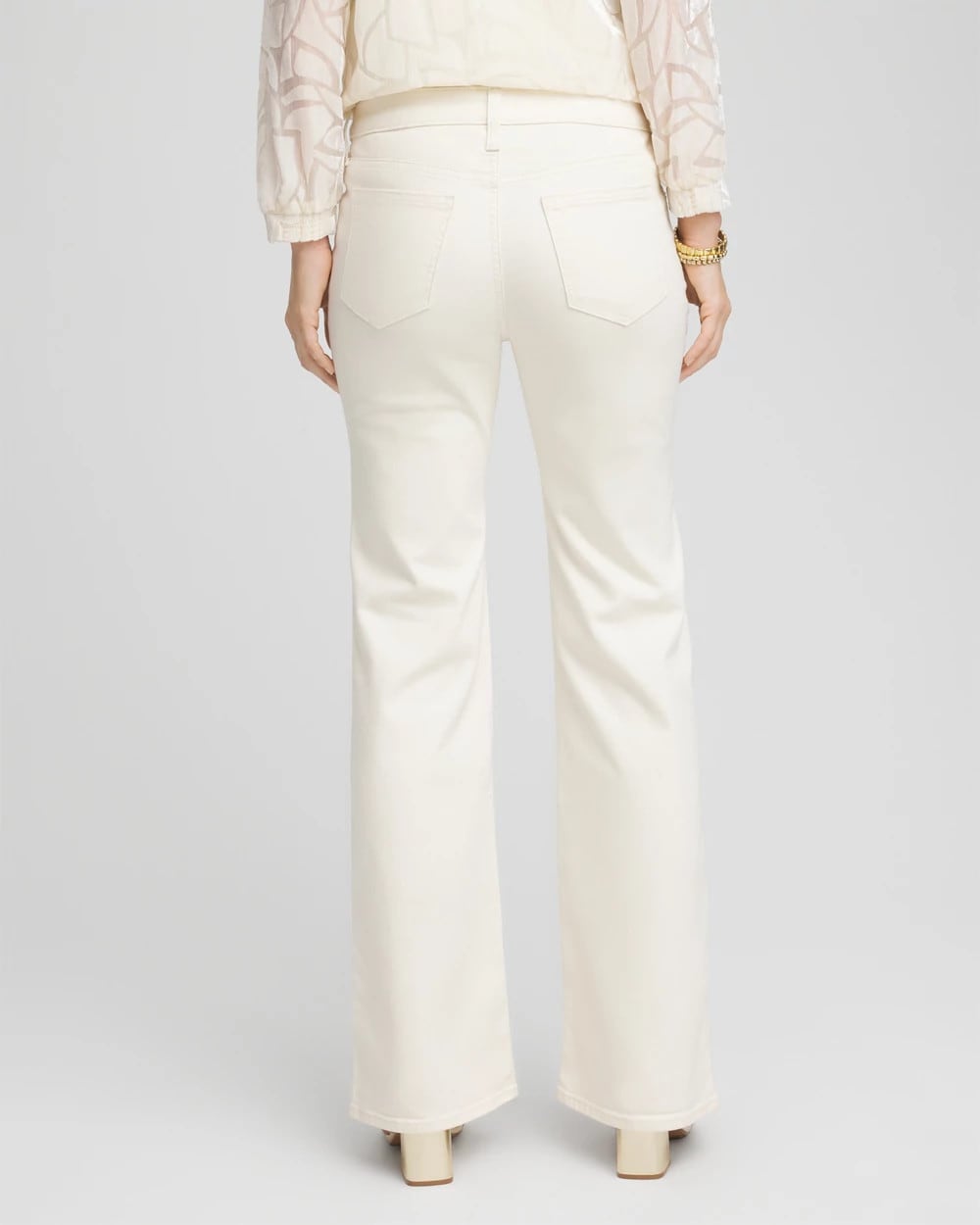 Chico's Women | Girlfriend Flared Jeans ENGLISH CREAM