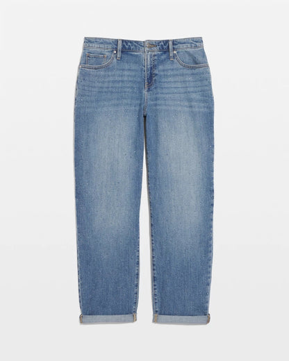 Chico's Women | Dewdrop Boyfriend Cropped Jeans OSLO INDIGO