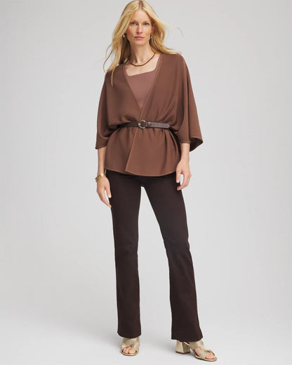 Chico's Women | Pull-On Slim Bootcut Jeggings COCOA BEAN