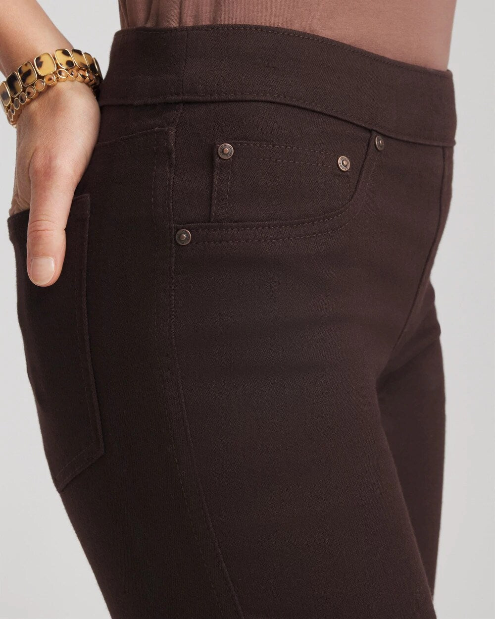 Chico's Women | Pull-On Slim Bootcut Jeggings COCOA BEAN