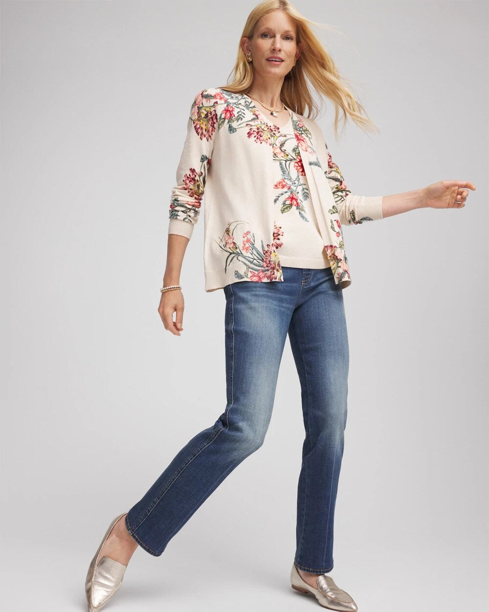 Chico's Women | Pull-On Straight Jeans SANTORINI INDIGO