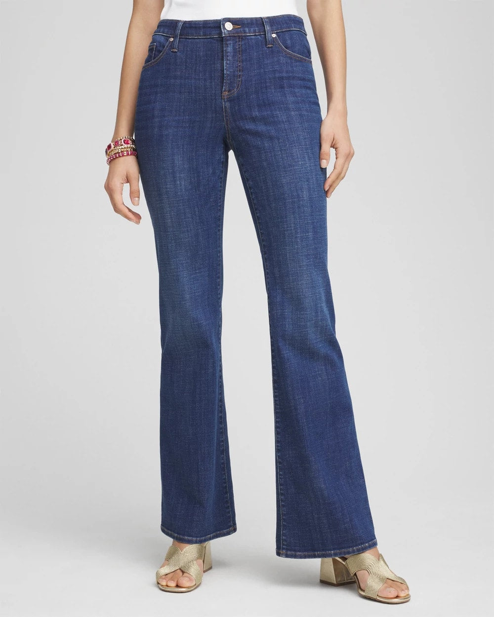Chico's Women | Girlfriend Flare Jeans CARINA INDIGO