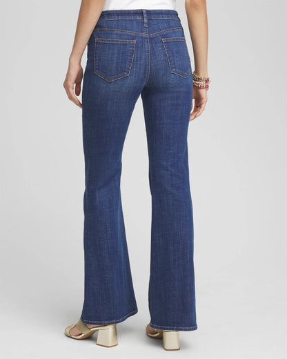 Chico's Women | Girlfriend Flare Jeans CARINA INDIGO