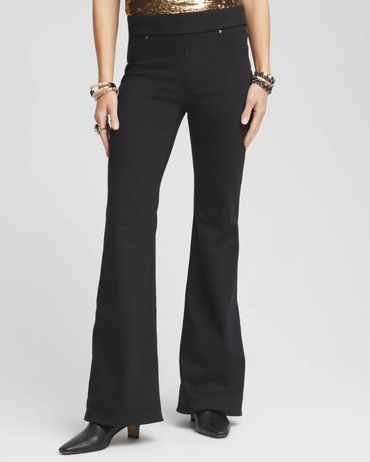Chico's Women | Pull On Flare Jeggings BLACK