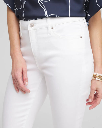 Chico's Women | No Stain Girlfriend Jeans ALABASTER