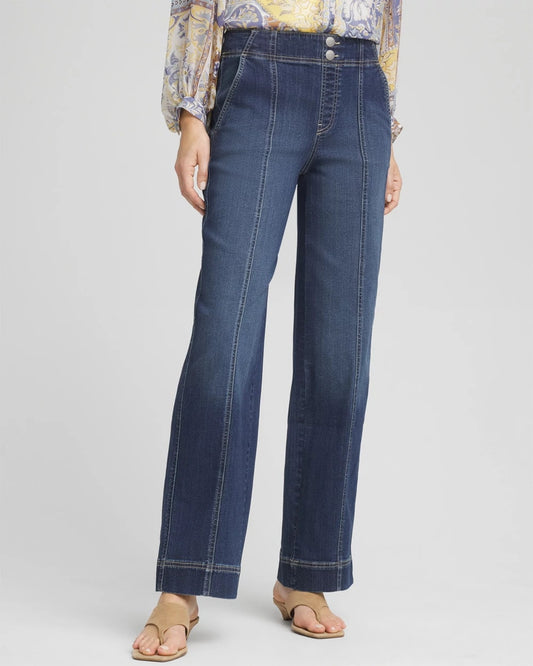 Chico's Women | Pull-On Wide-Leg Jeans ALORA INDIGO