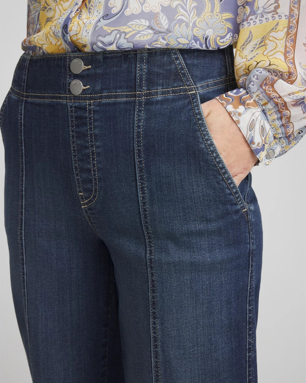 Chico's Women | Pull-On Wide-Leg Jeans ALORA INDIGO