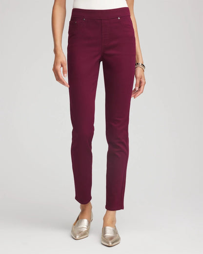 Chico's Women | Modern Pull-On Ankle Jeggings DEEP CHIANTI