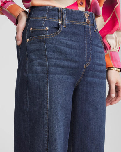 Chico's Women | Pull-On Wide-Leg Cropped Jeans BRIDGE STREET INDIGO