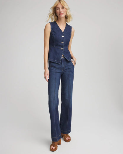 Chico's Women | High-Rise Straight Fit Jeans BISCAYNE INDIGO