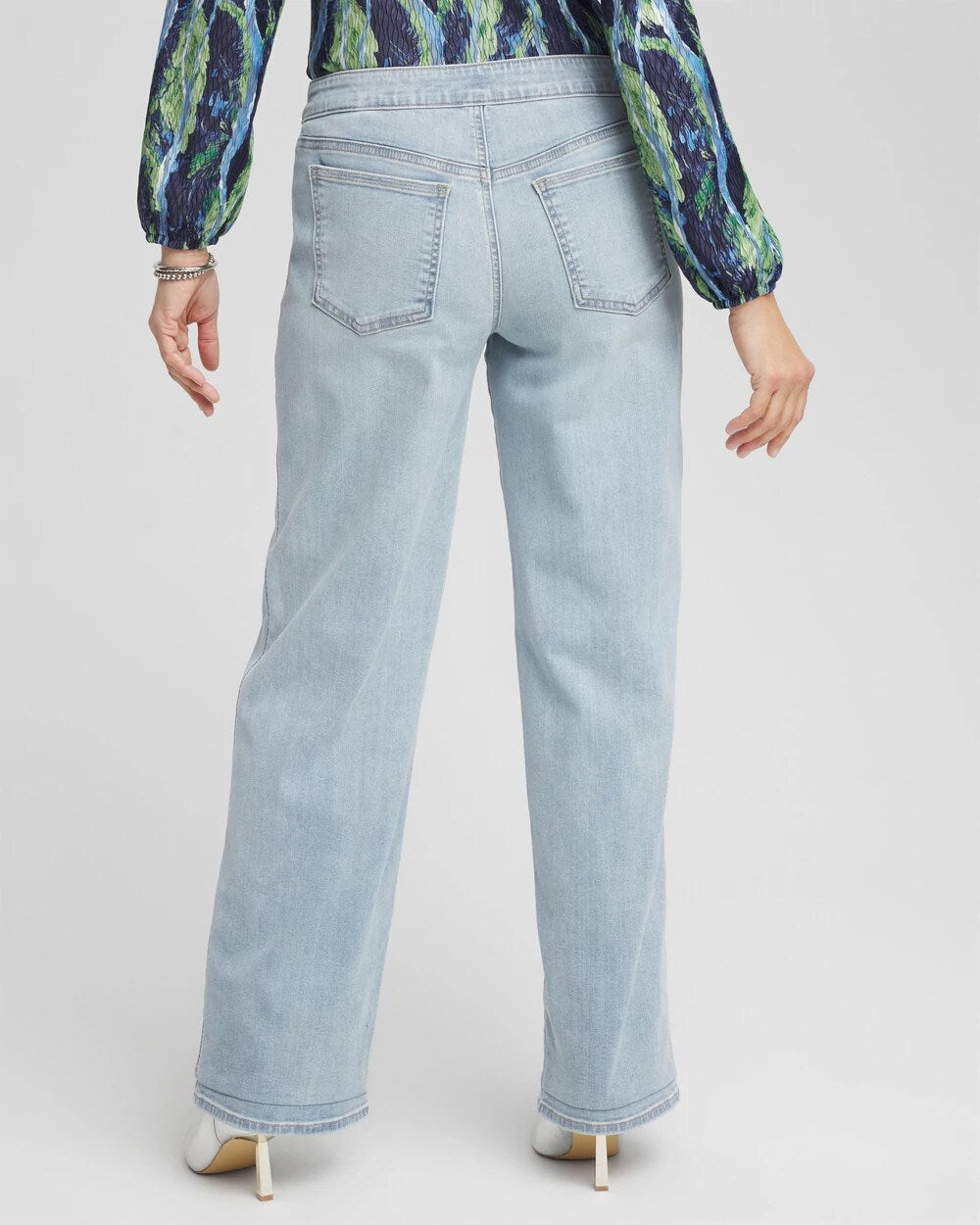 Chico's Women | Petite Pull-On Wide-Leg Jeans DELPHINIA INDIGO