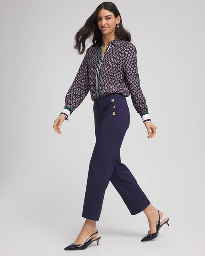 Chico's Women | Emme Sailor Straight Crops PASSPORT BLUE