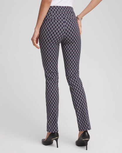 Chico's Women | Brigitte™ Chain Connection Slim Pants PASSPORT BLUE