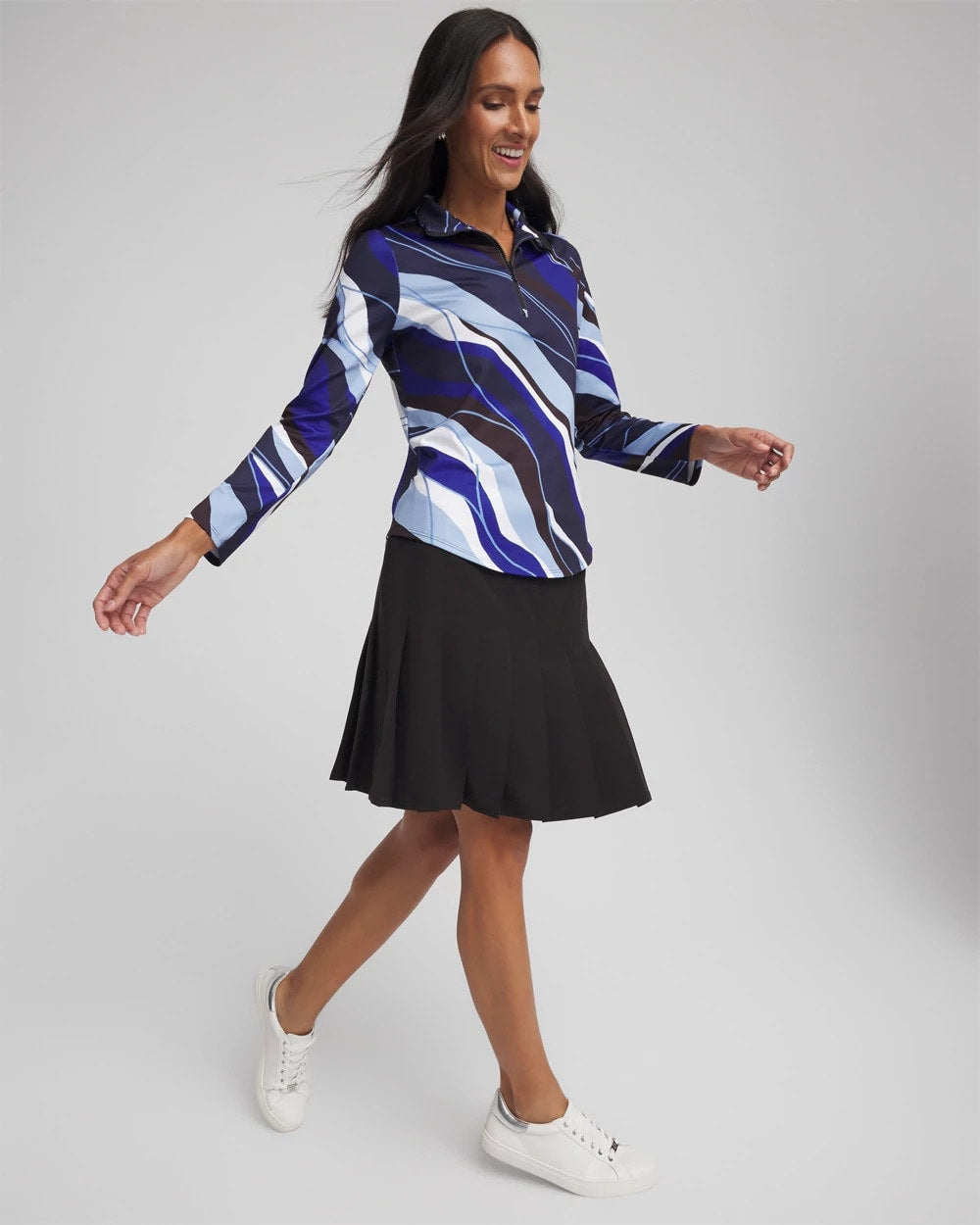Chico's Women | Zenergy® UPF Pleated Skort BLACK