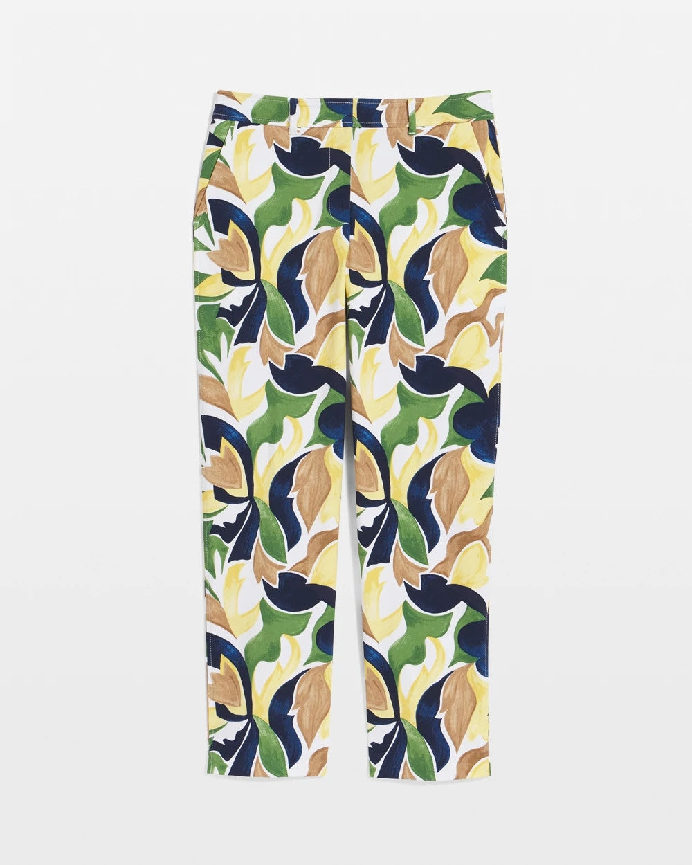 Chico's Women | Emme Straight Mod Cropped Pants ALABASTER