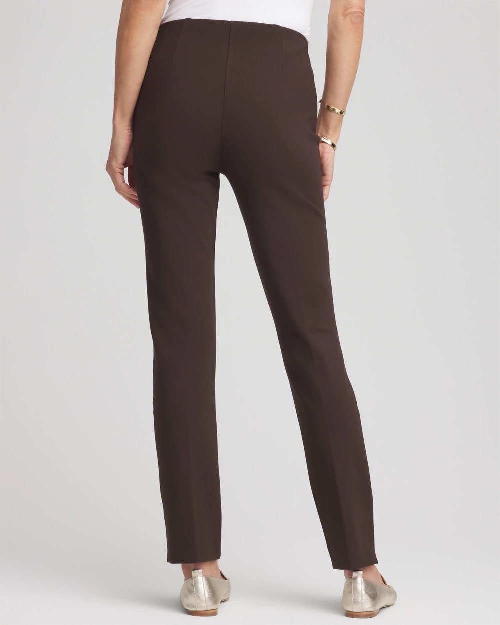 Chico's Women | Juliet Slim Trim Detail Ankle Pants COCOA BEAN