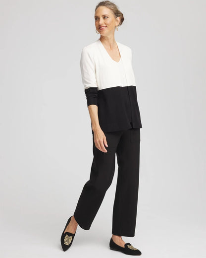 Chico's Women | Bi-Stretch Straight Ankle Pants BLACK