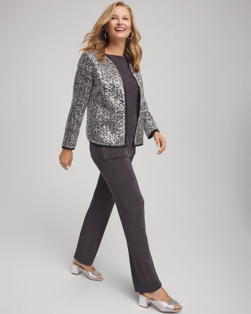 Chico's Women | Travelers™ No Tummy Pants SERENE GRAY