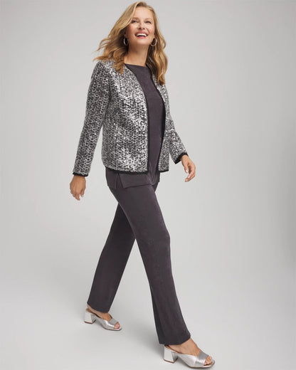 Chico's Women | Travelers™ No Tummy Pants SERENE GRAY
