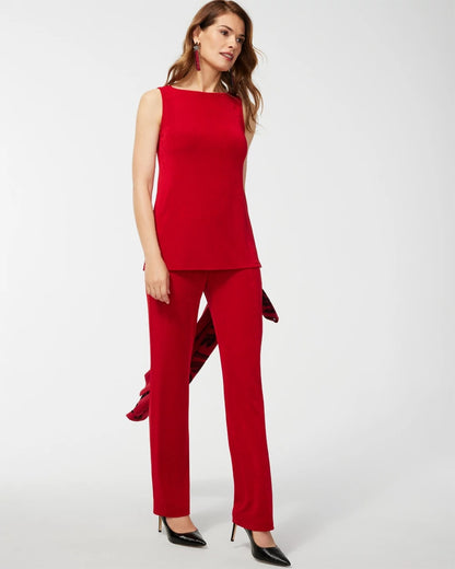 Chico's Women | Travelers™ No Tummy Pants RED ALLURE