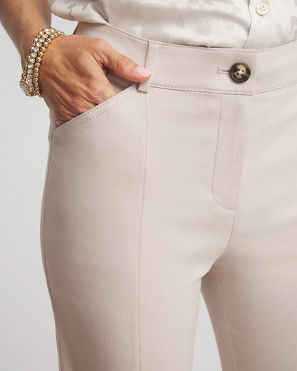 Chico's Women | Emme Straight Ankle Pants SMOKEY TAUPE