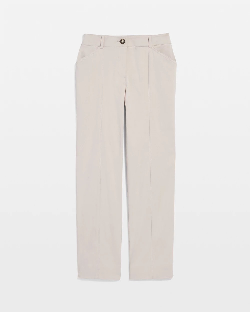 Chico's Women | Emme Straight Ankle Pants SMOKEY TAUPE
