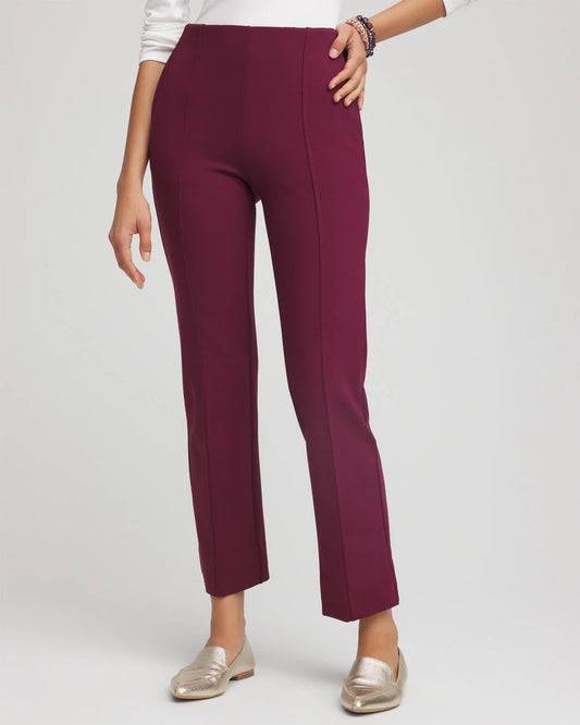 Chico's Women | Juliet Straight Ankle Pants DEEP CHIANTI