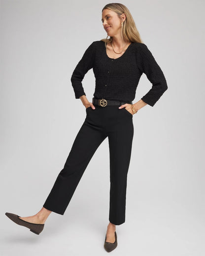 Chico's Women | Emme Straight Ankle Pants BLACK