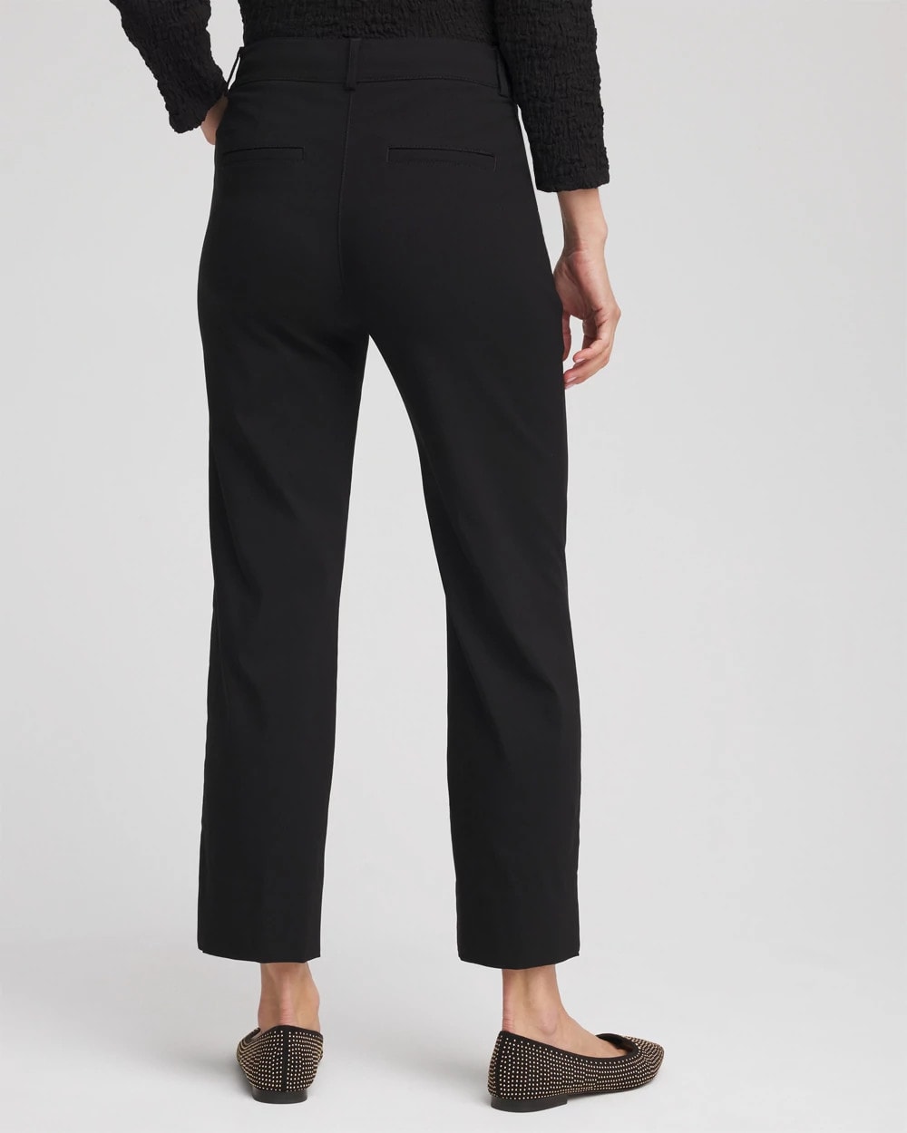 Chico's Women | Emme Straight Ankle Pants BLACK