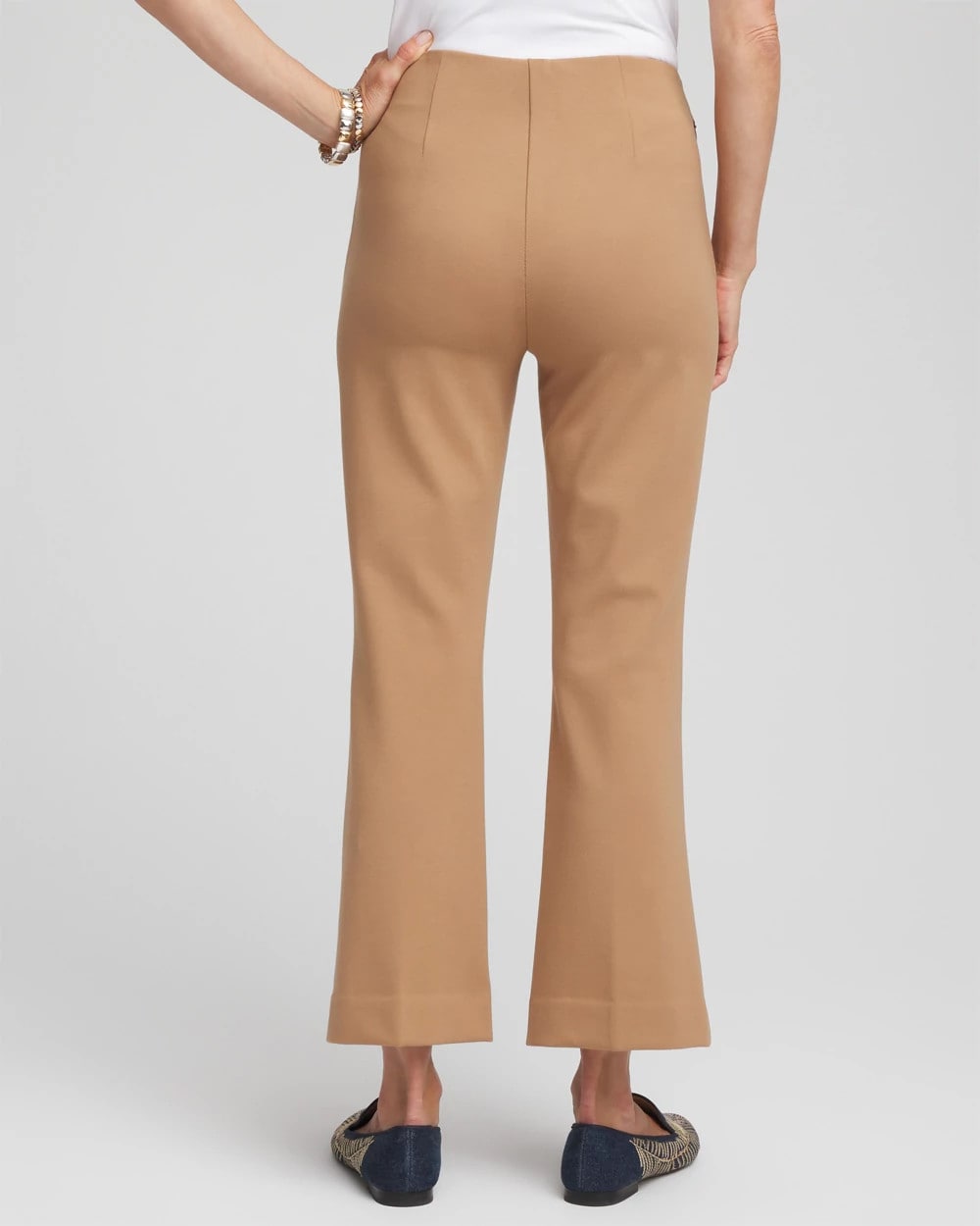 Chico's Women | Juliet Slim Cropped Flared Pants CARAMEL APPLE