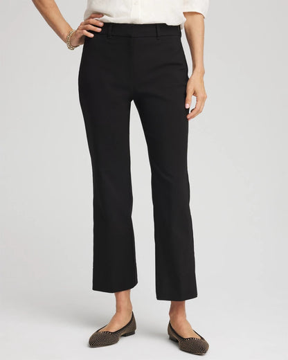 Chico's Women | Emme Cropped Flared Pants BLACK