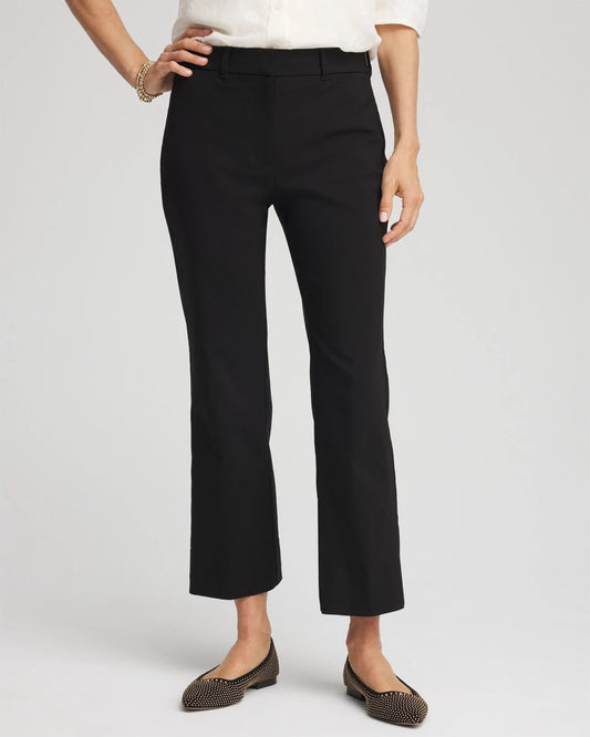 Chico's Women | Emme Cropped Flared Pants BLACK